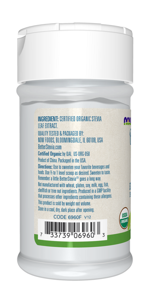 Better Stevia Powder Organic AIM Center for Personalized Medicine