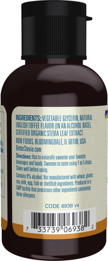 Better Stevia English Toffee Emerson Ecologics