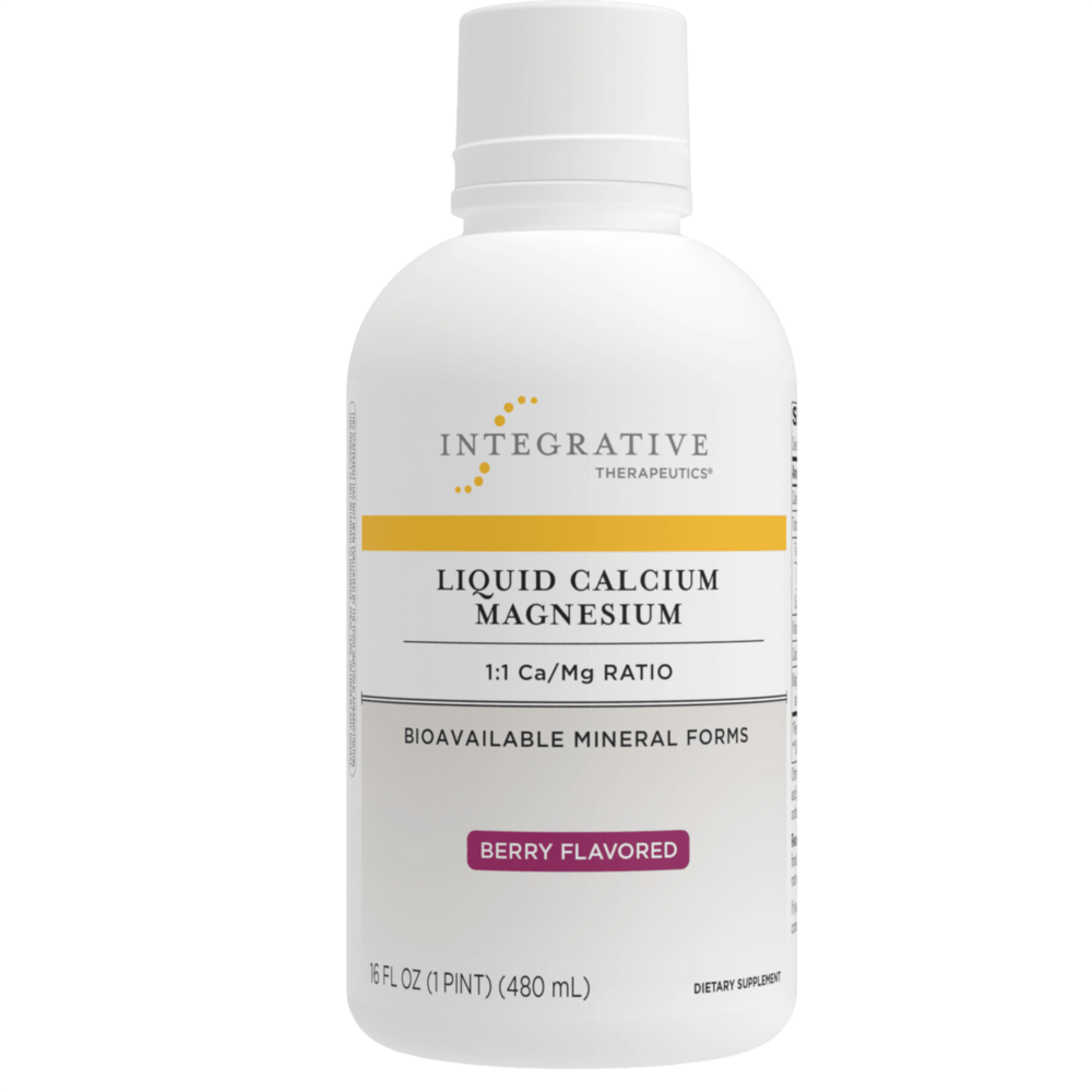 Integrative Therapeutics Liquid Calcium Magnesium Berry 1:1 Emerson Ecologics