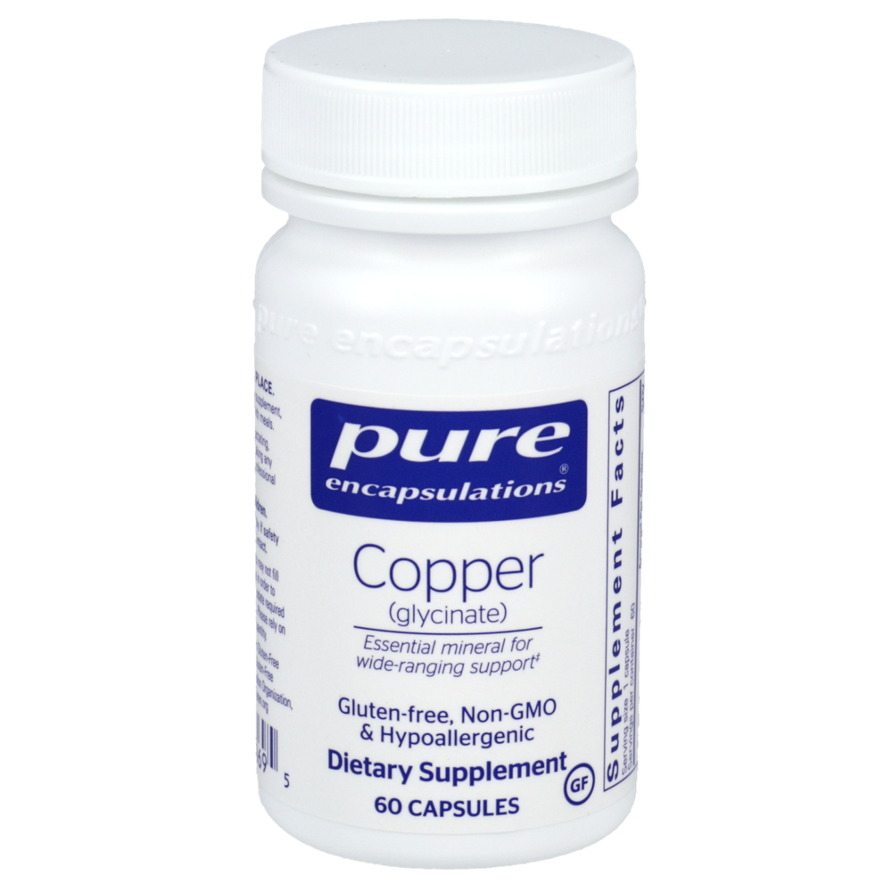 Pure Encapsulations Copper Glycinate Emerson Ecologics