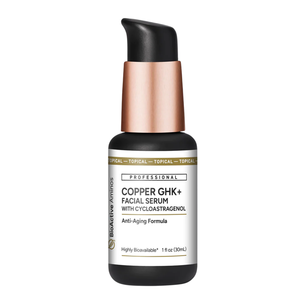 Copper GHK+ Facial Serum with Cycloastragenol Emerson Ecologics
