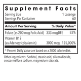 B12 Adenosylcobalamin 3,000mcg Emerson Ecologics