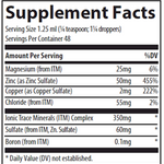 Liquid Ionic Zinc 50mg AIM Center for Personalized Medicine