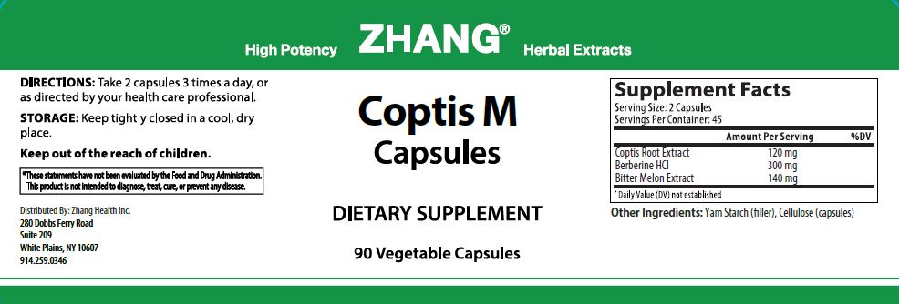 Zhang Coptis-M Zhang