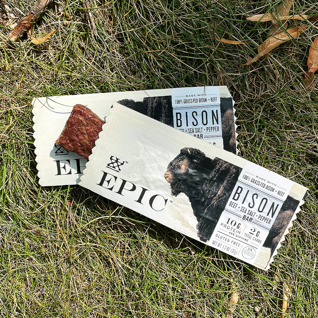 Bison with Beef Sea Salt & Pepper Bar