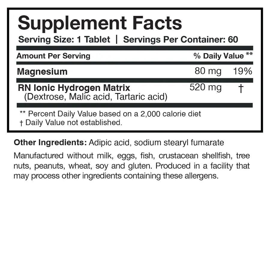Researched Nutritionals H2 Absorb Researched Nutritionals