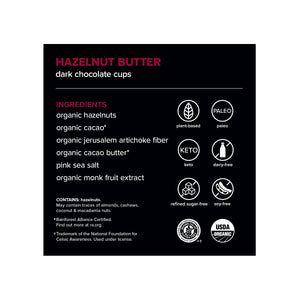 Hazelnut Butter Cups