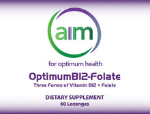 Load image into Gallery viewer, OptimumB12-Folate (60 lozenges)