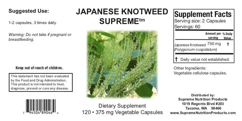 Japanese Knotweed Supreme Supreme Nutrition