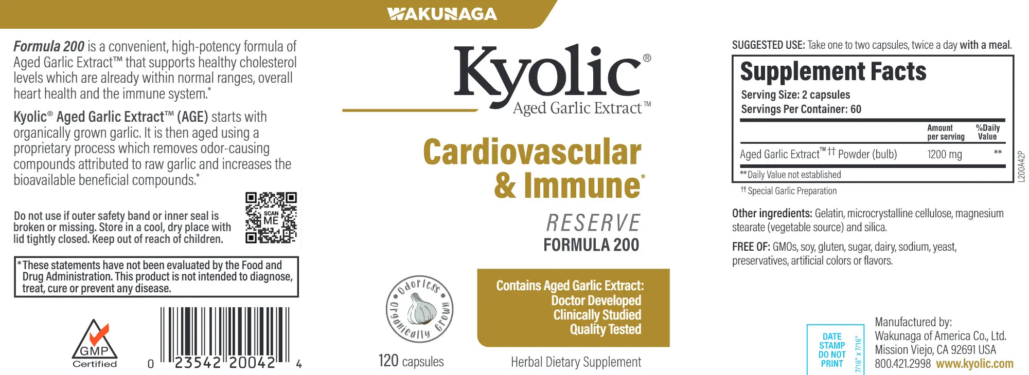 Kyolic Cardiovascular & Immune Emerson Ecologics