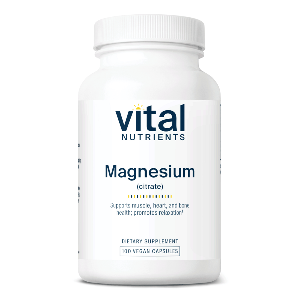 Vital Nutrients Magnesium Citrate (100 caps) Emerson Ecologics
