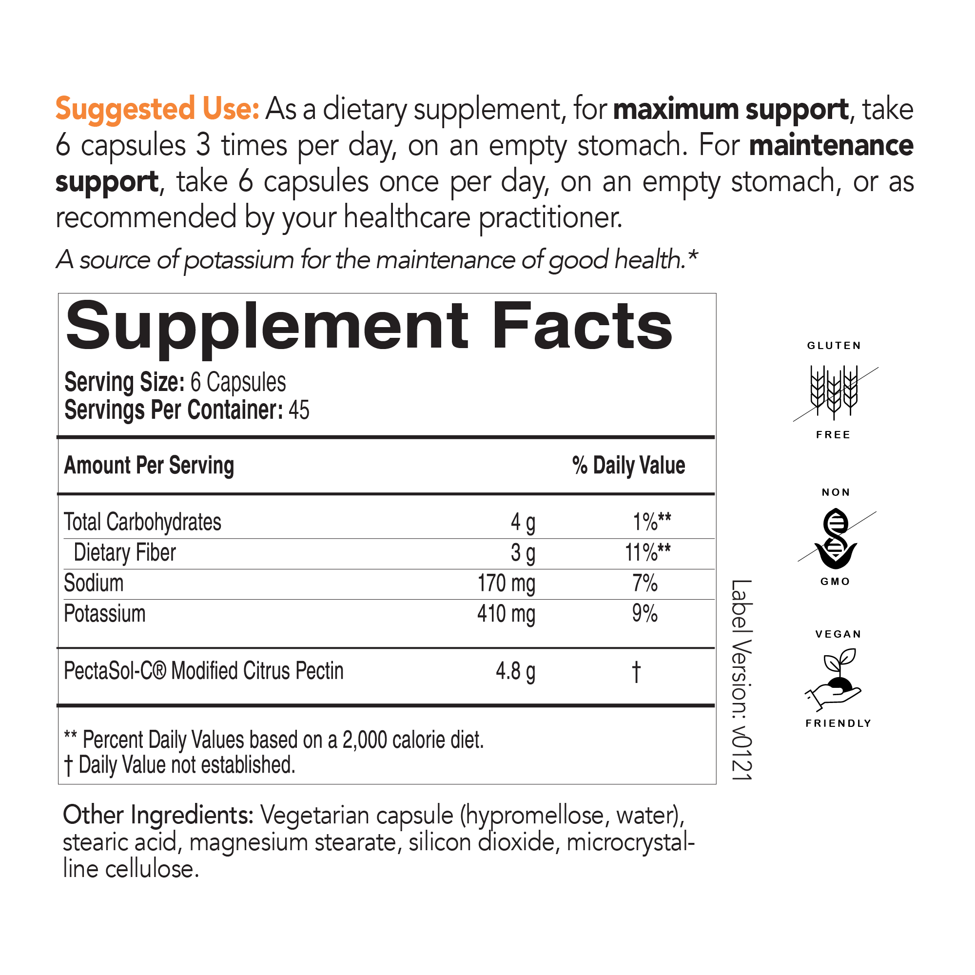 PectaSol-C Capusles (270 caps) Researched Nutritionals