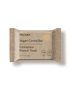 Promix Vegan Cereal Bars: Cinnamon French Toast