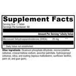 DHEA Micronized 25mg (60 Tablets) Xymogen