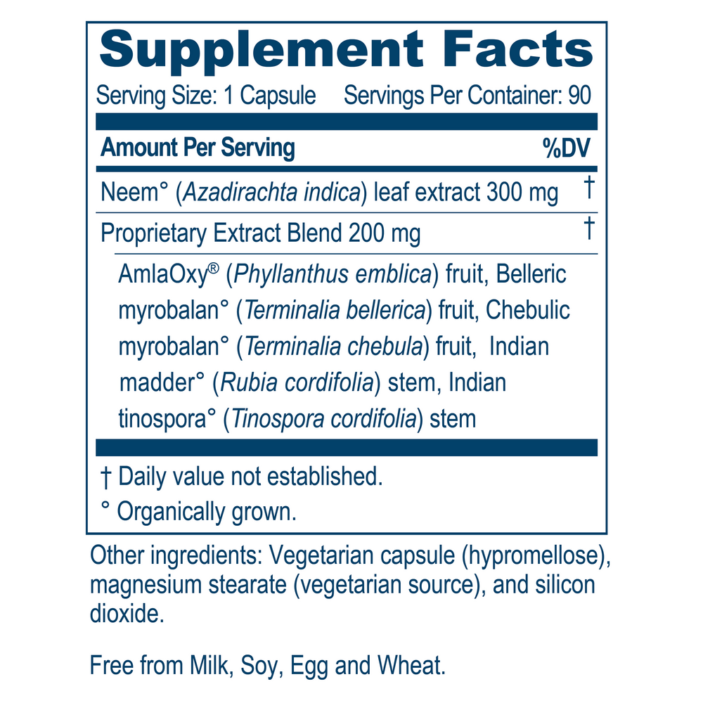 Ayush Herbs Neem Plus (90 Veg Caps) Xymogen