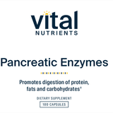 Vital Nutrients Pancreatic Enzymes (90 caps) Emerson Ecologics