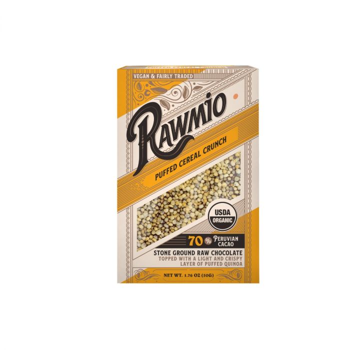 Rawmio Puffed Cereal Crunch Bark