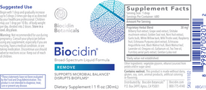 Biocidin Liquid - 1 oz. Potent Broad-Spectrum Botanical Combination