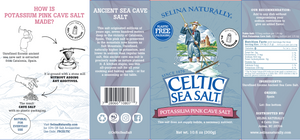 Celtic Sea Salt: Potassium Pink Cave Salt 10.6 oz
