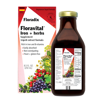 Floravital Iron Herbs Yeast-Free 8.5 oz
