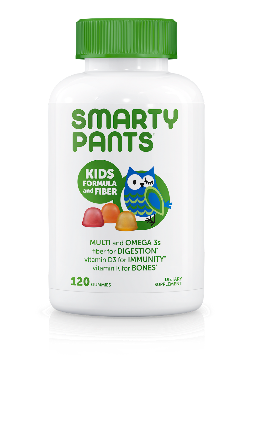 Smarty Pants Kids Formula and Fiber (120 gummies)