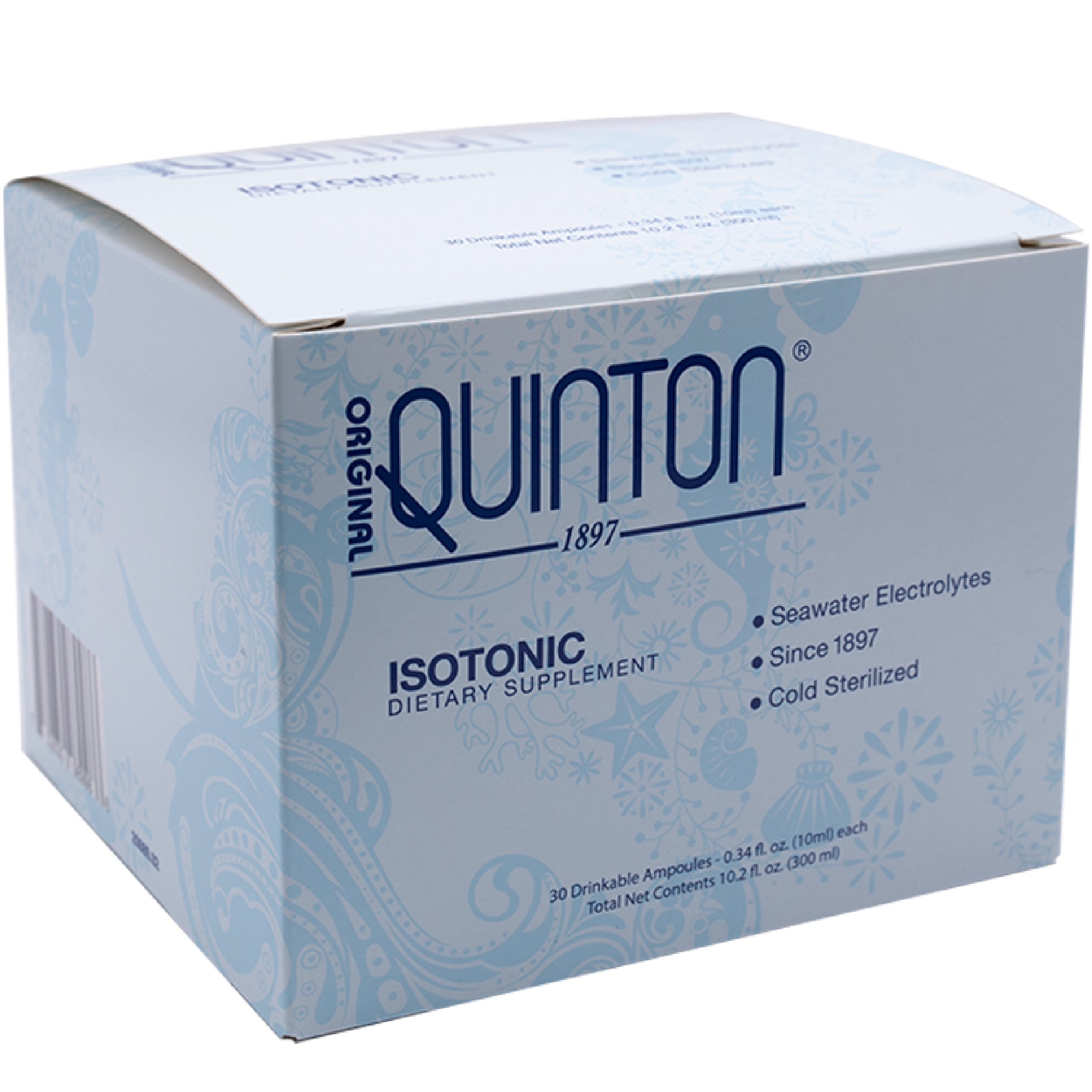 Plasma Quinton isotonique, 10 ml x 30 amp - L'herboristerie