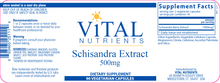 Load image into Gallery viewer, Schisandra Extract 500mg (90 veg cap)