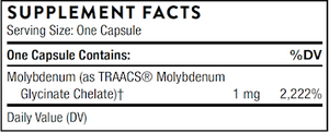Molybdenum Glycinate (60 caps)
