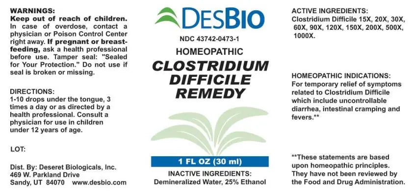 Clostridium Difficile Remedy DesBio