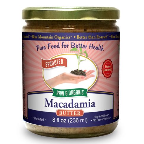 Macadamia Nut Butter, Sprouted, Organic 8 OZ