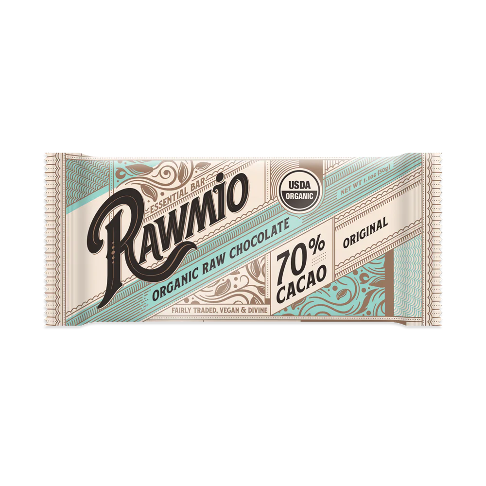 Rawmio DARK CHOCOLATE BAR - 70% CACAO