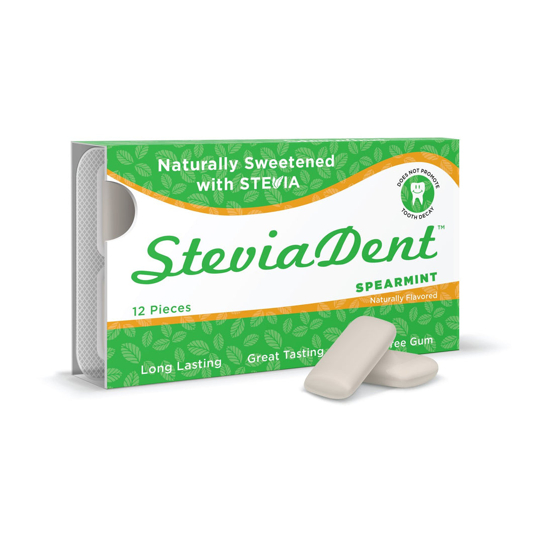SteviaDent- Sugar-Free Gum – Natural Spearmint