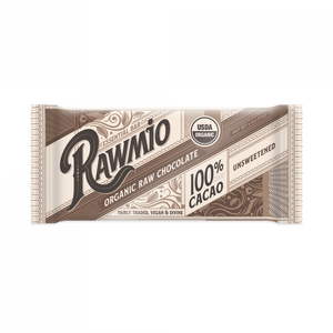 Rawmio Organic Raw Chocolate 100% Cacao Bar