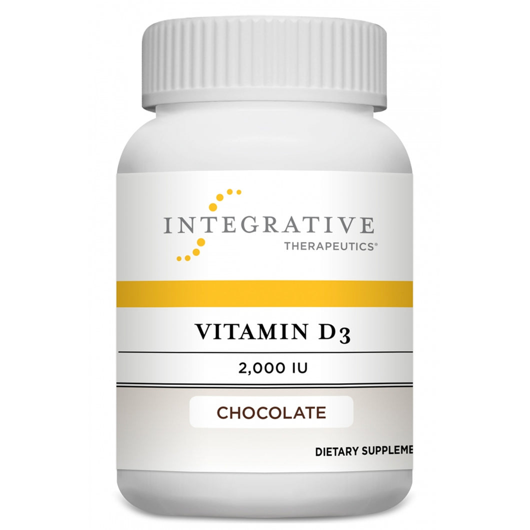 Vitamin D3 2,000 IU Chocolate (120 chewable tabs)