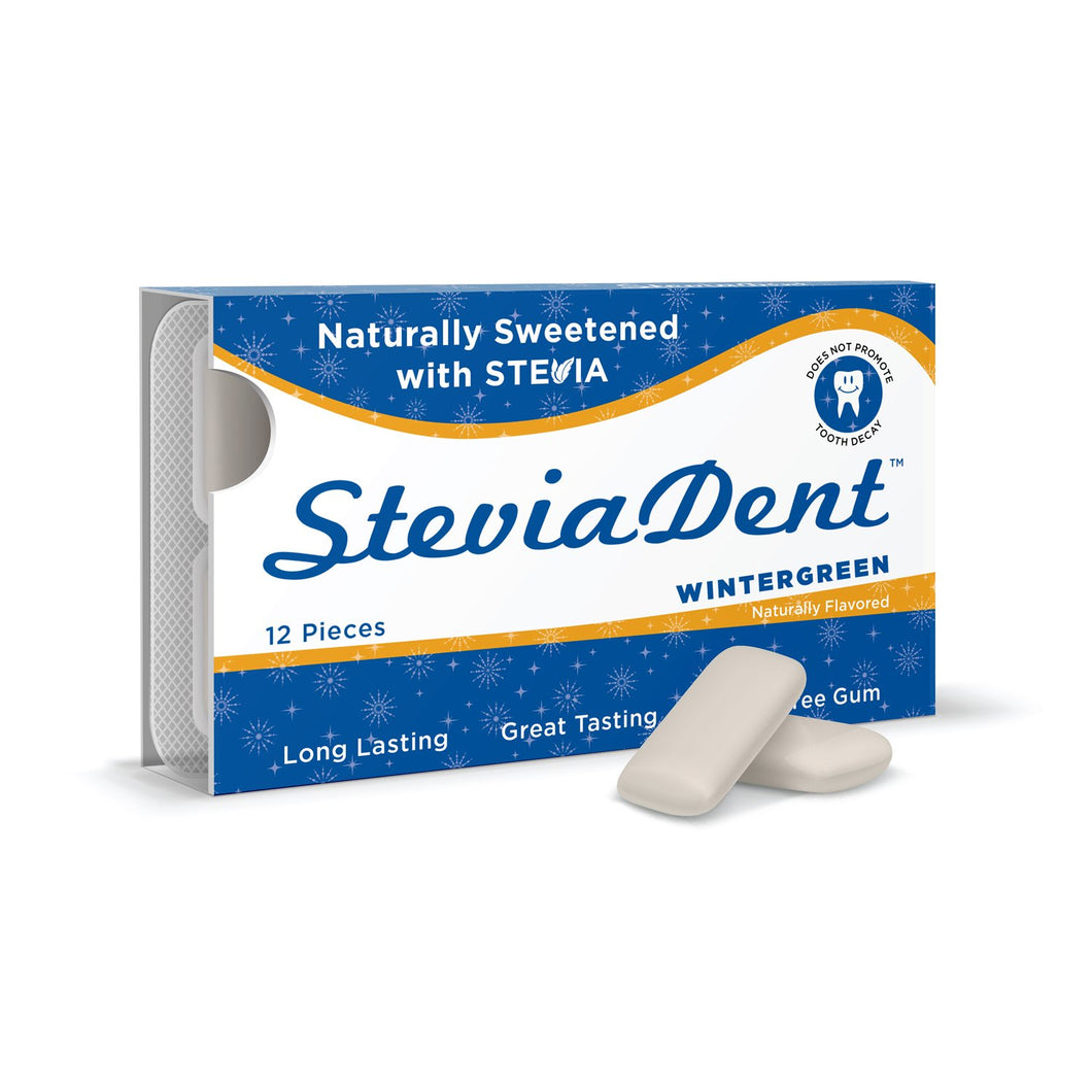 SteviaDent- Sugar-Free Gum – Natural Wintergreen